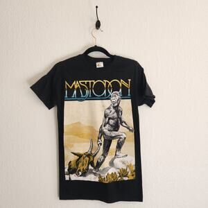 Mastodon Australopithecus Men's Size Small Slim‎ Fit Graphic T-shirt Black New